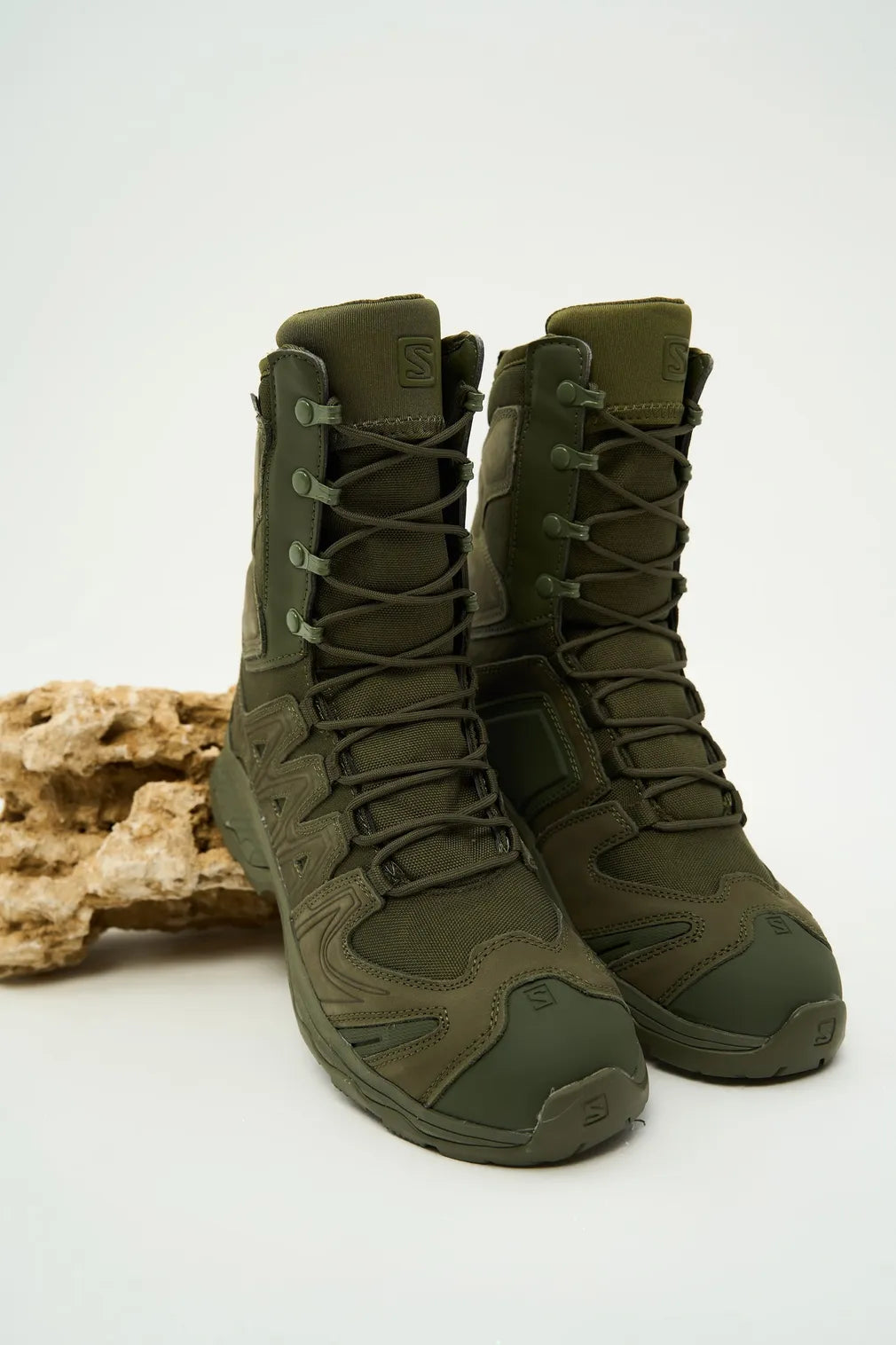 Salomon vojne čizme Black/Yellow