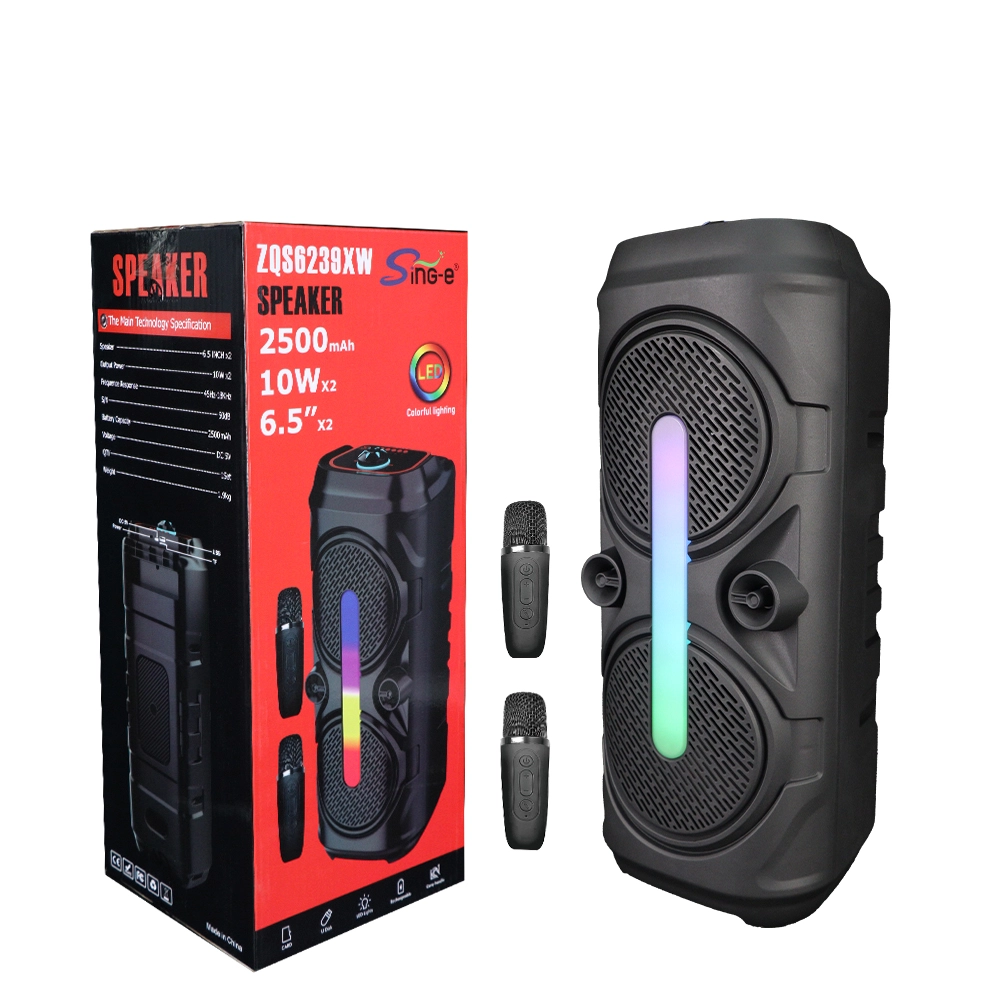 Big Bass LED Zvučnici sa Mikrofonom (6.5" i 8”)