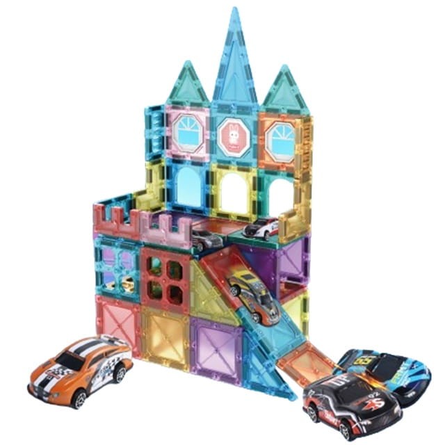 Magnetni set 108 dijelova + autići