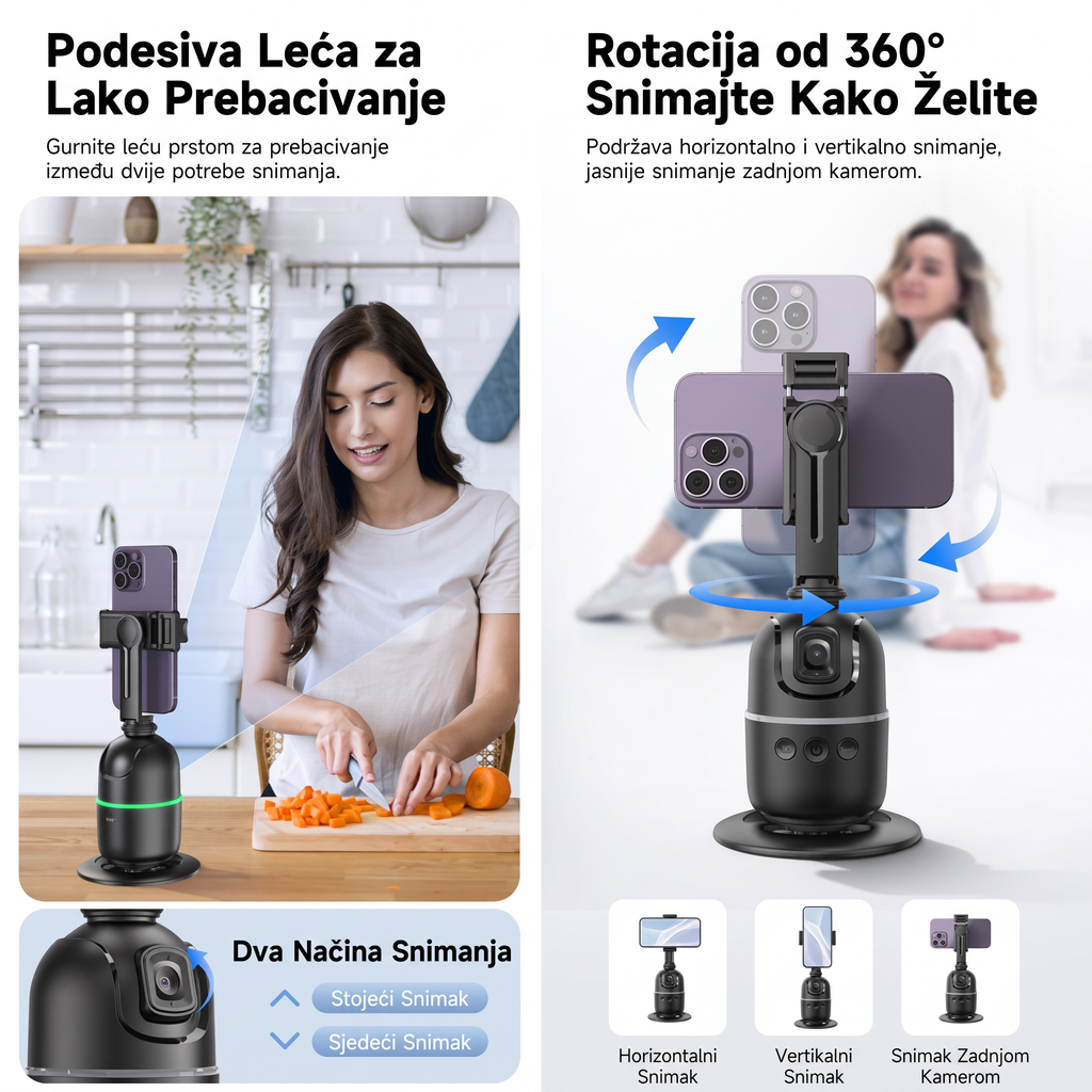 Pametni stalak za telefon sa praćenjem lica FaceTrack
