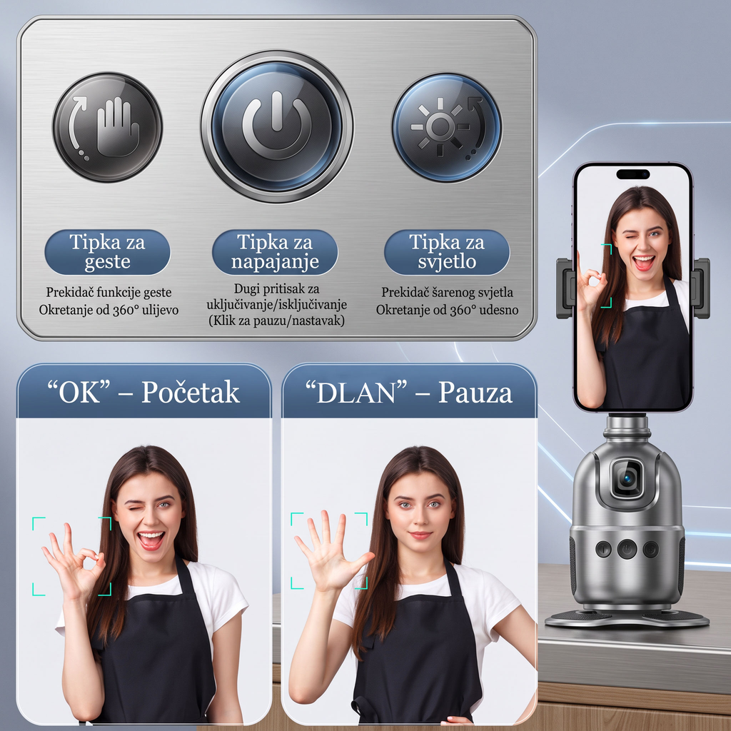 Pametni stalak za telefon sa praćenjem lica FaceTrack