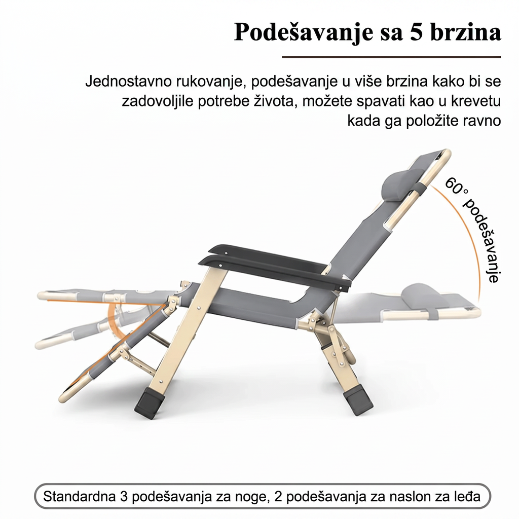 Sklopiva ležaljka RelaxPro