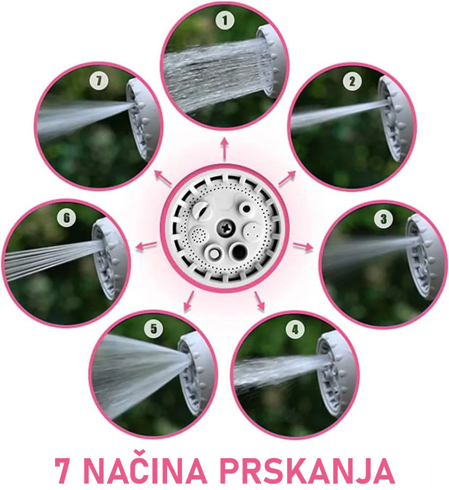 Gardena motalica sa crijevom 15m + prskalica
