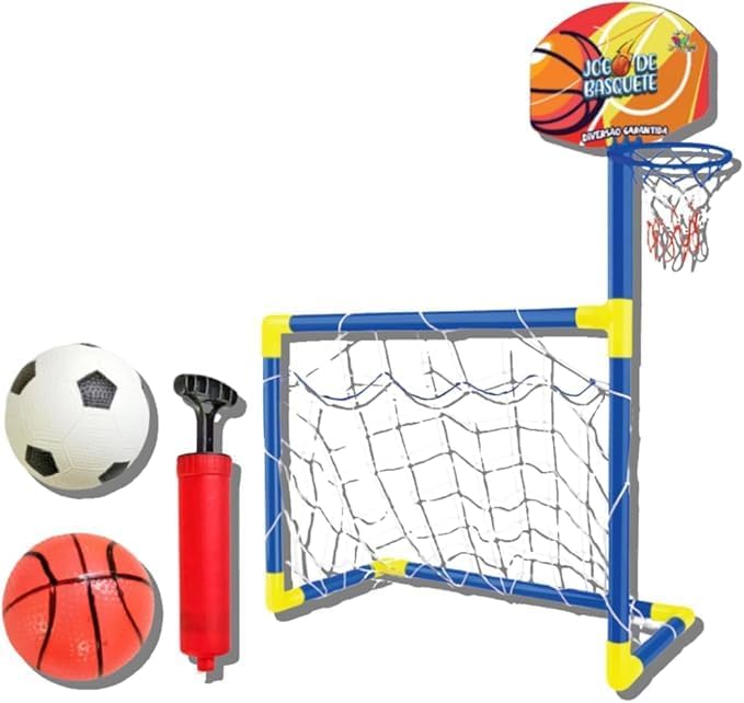 2u1 Set Gol+Koš sa loptama