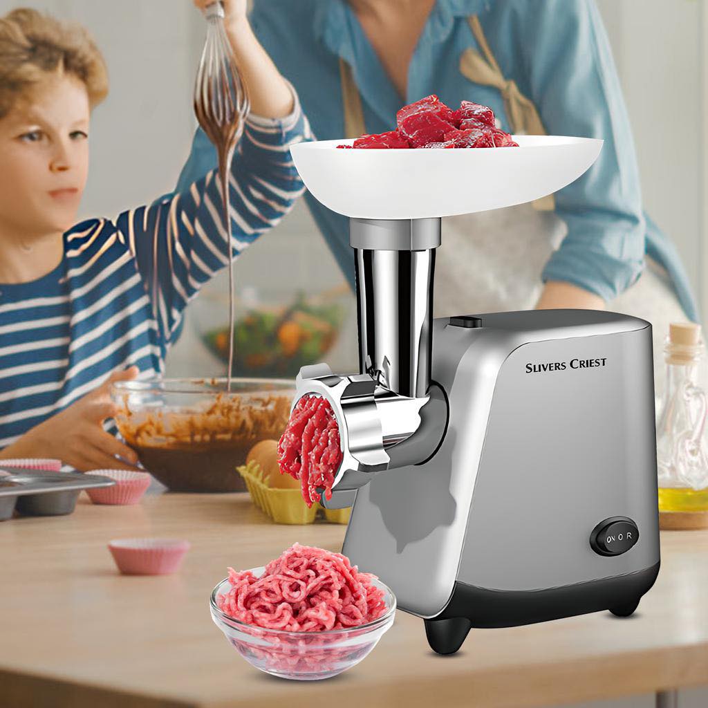 Silver Love Električna Mašina za Mljevenje Mesa – 800W Snage