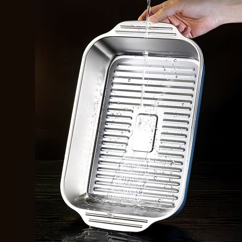 Set INOX posuda za hranu sa poklopcem