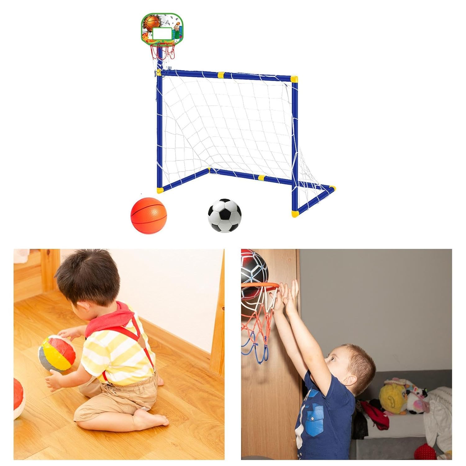 2u1 Set Gol+Koš sa loptama