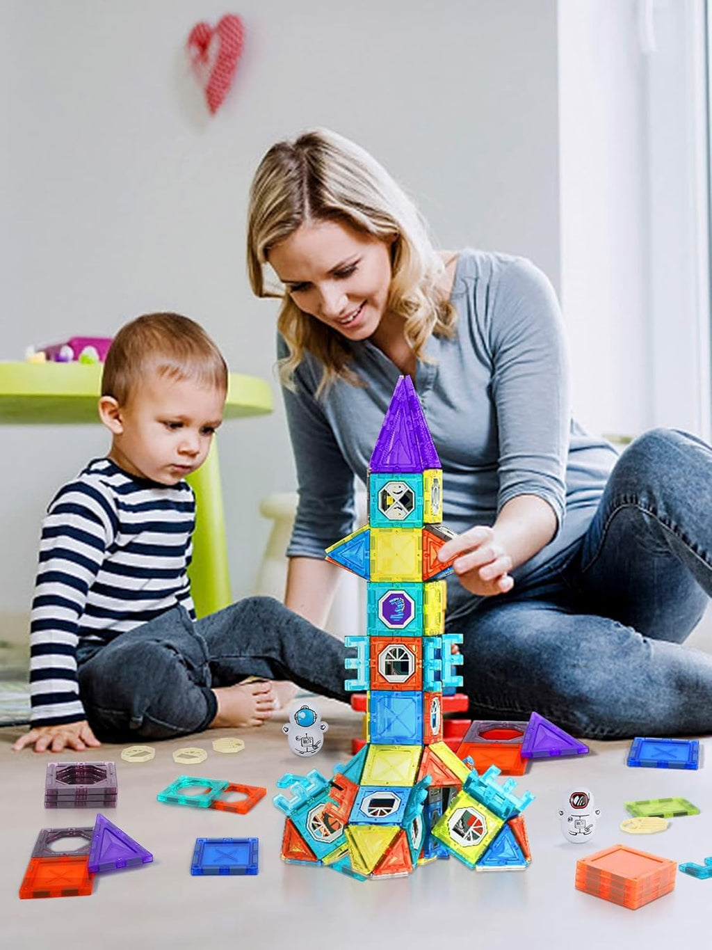 Magnetne kocke 142 dijela astronaut