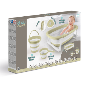 3u1 banjica za bebe – sklopiva kadica sa kantom i bokalom