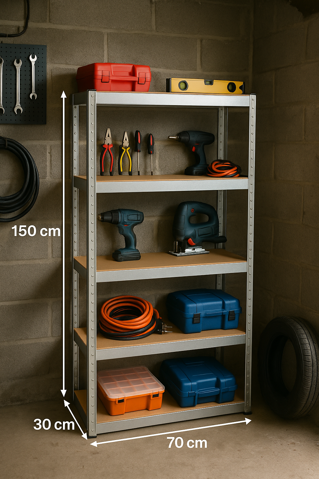 Metalne Police za odlaganje 180cm i 150cm