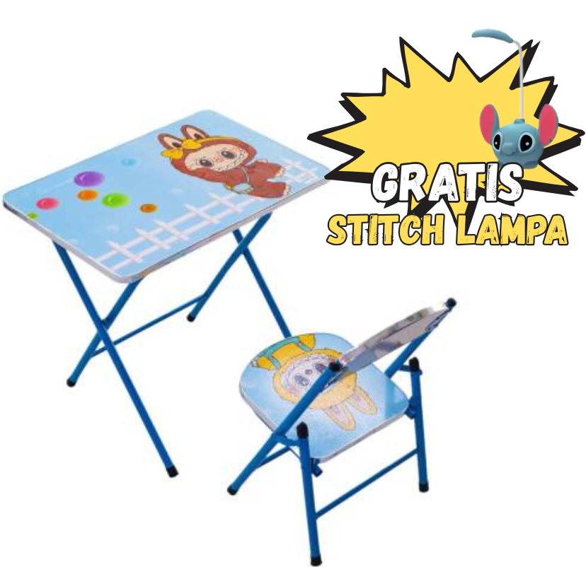 Dječiji Stolić i Stolica + GRATIS USB Stitch Lampa