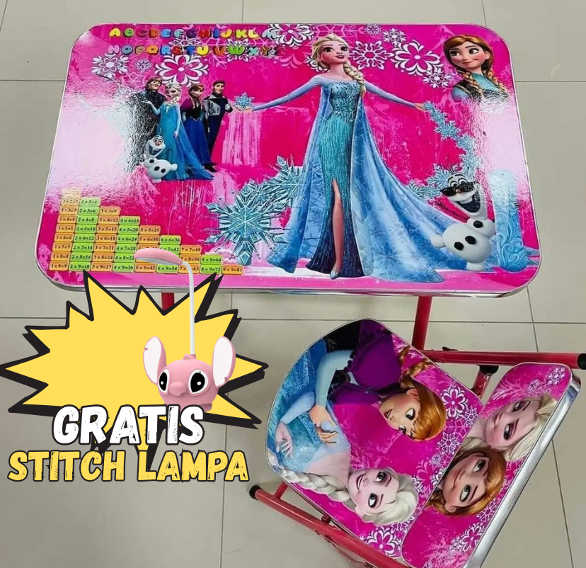 Dječiji Stolić i Stolica + GRATIS USB Stitch Lampa