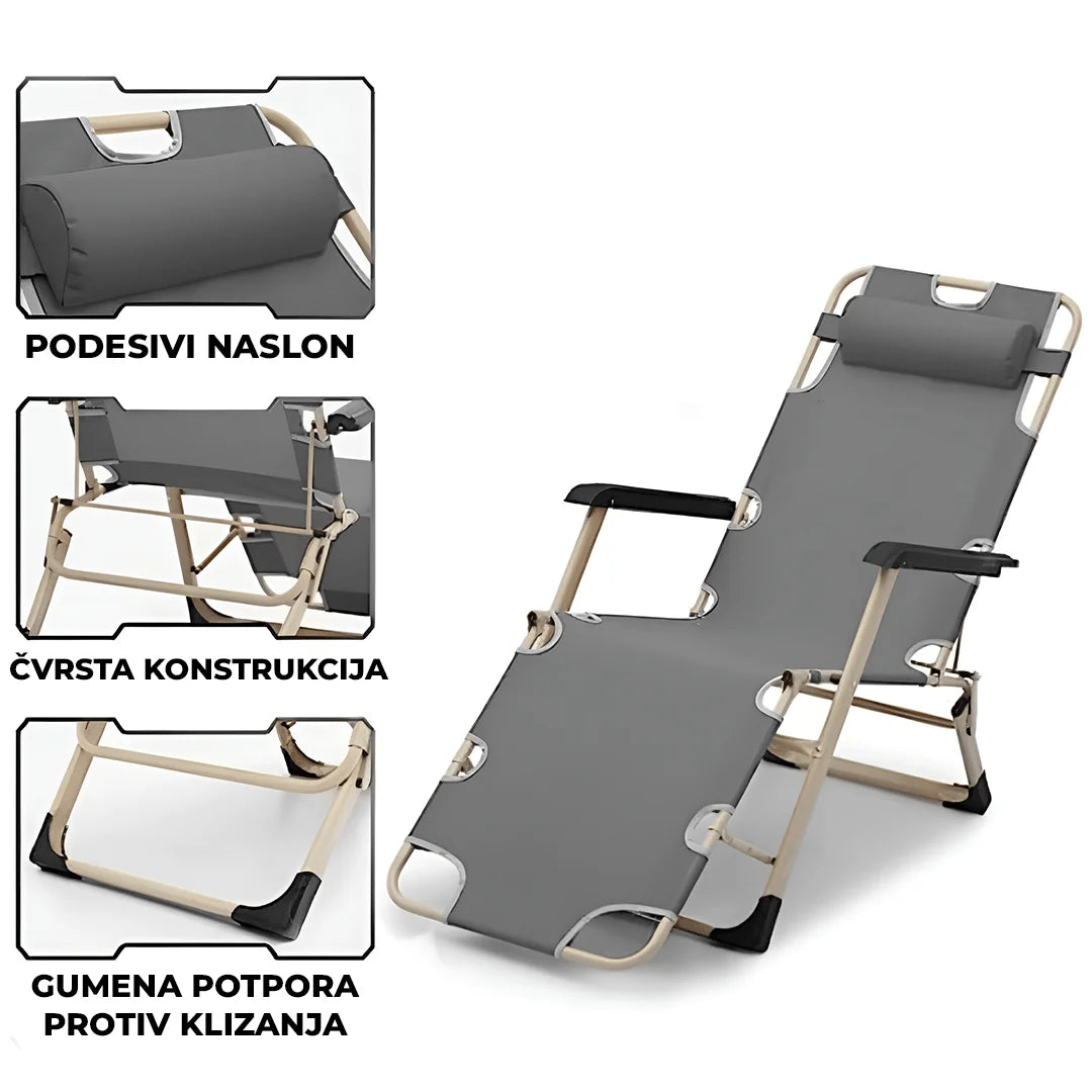 Sunset Maxi sklopiva ležaljka