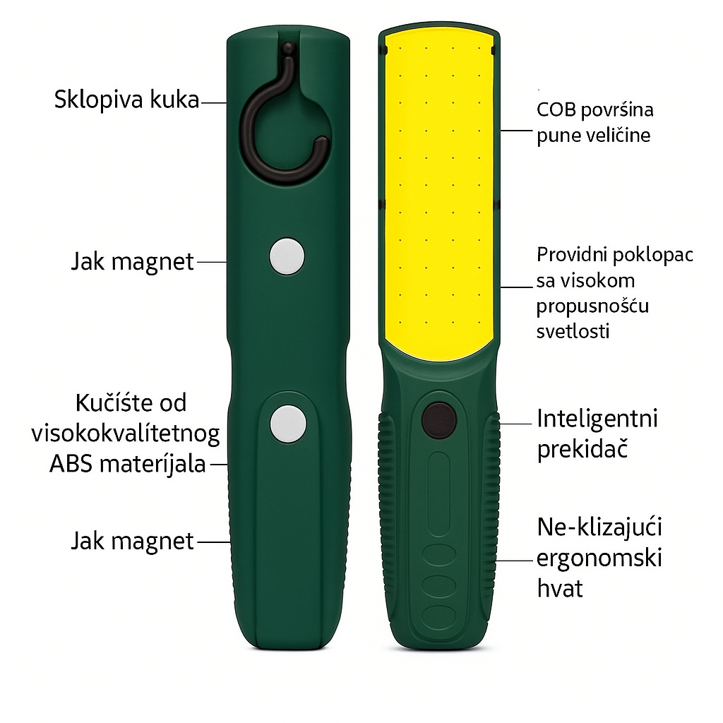 LED Multifunkcionalna usb magnetna lampa