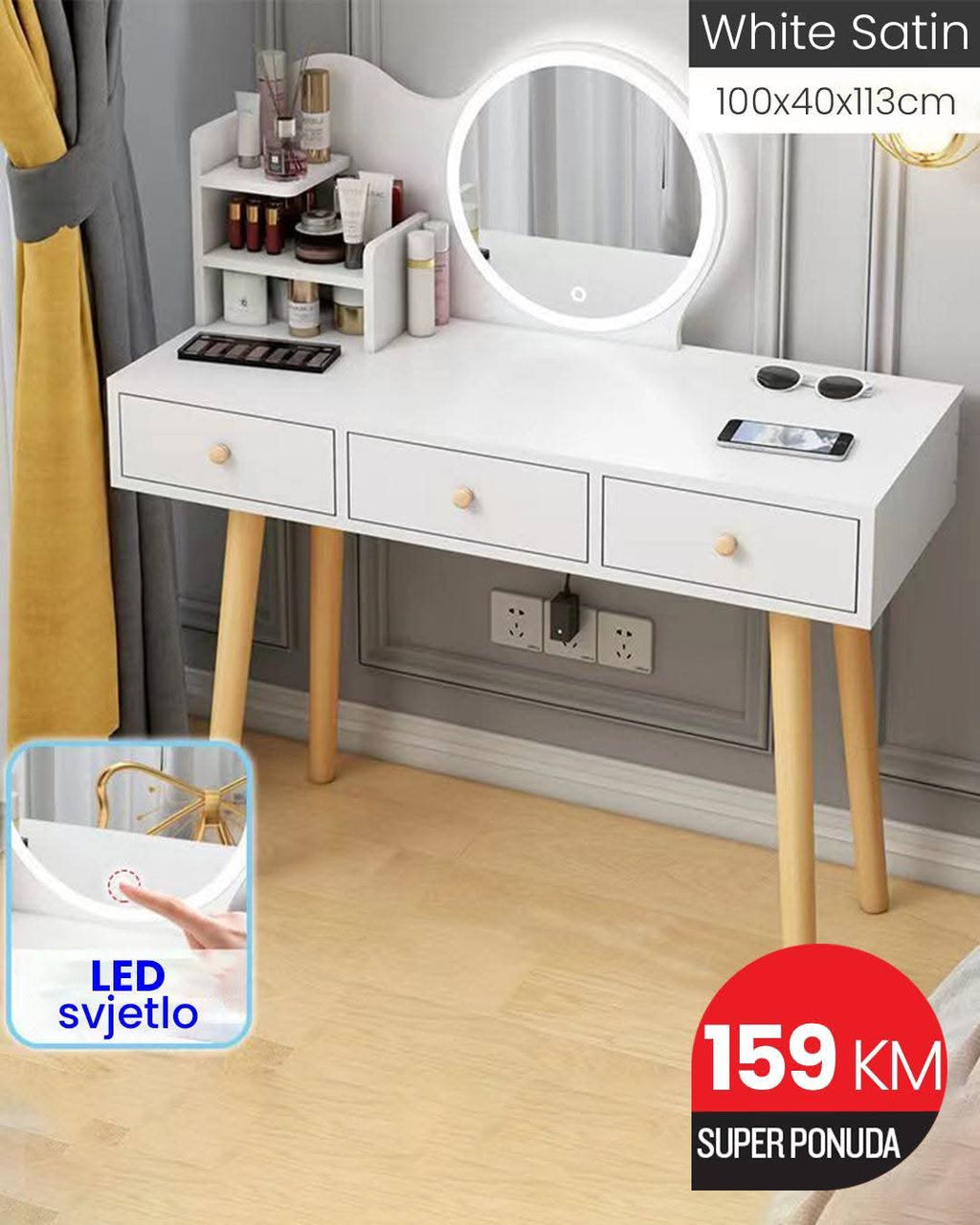 Sto za šminkanje – Elegancija i funkcionalnost na jednom mjestu