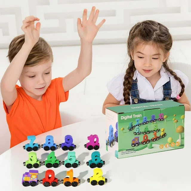 Magnetni Drveni Vozići 1+1 GRATIS