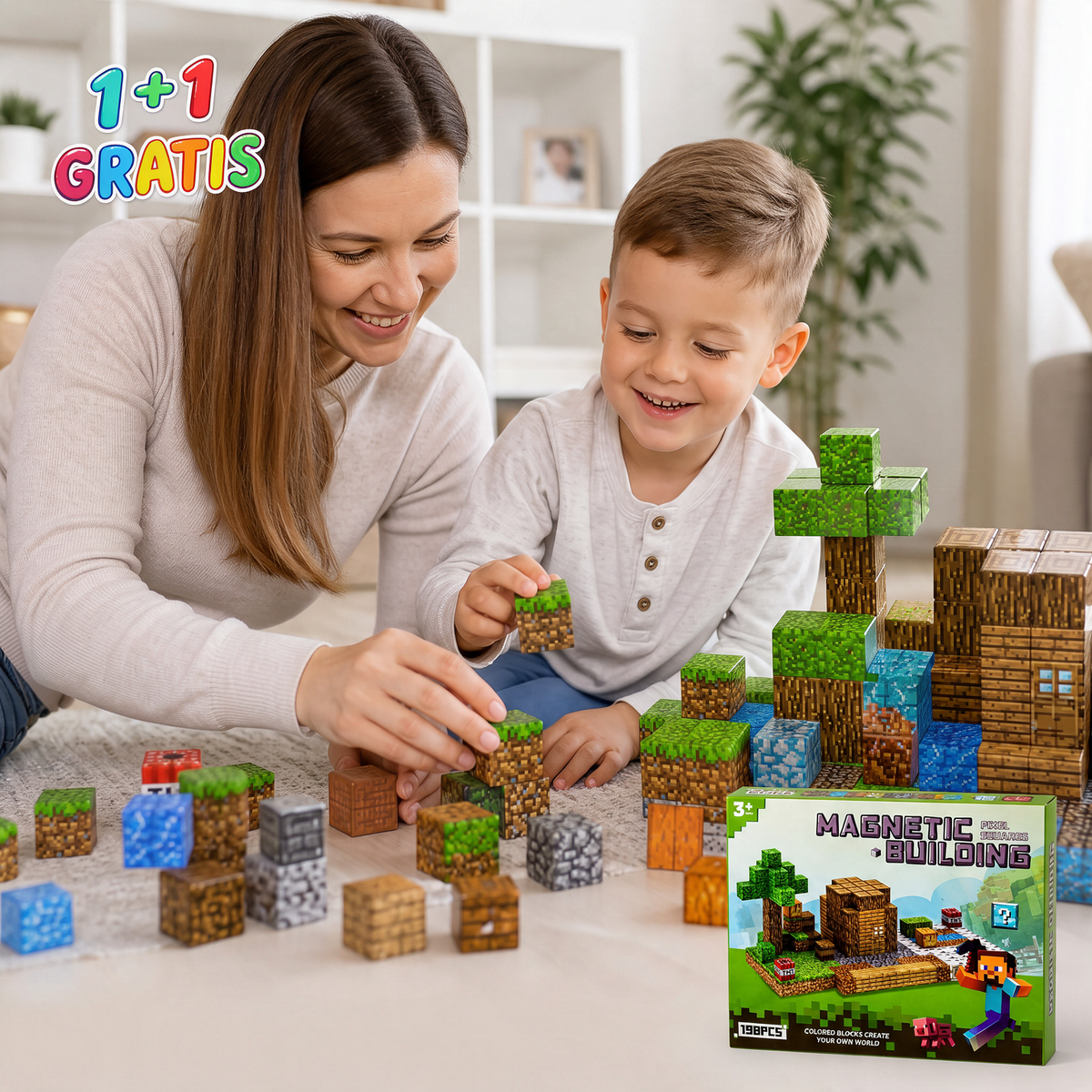 Mega Minecraft Set 198 komada - 1+1 GRATIS