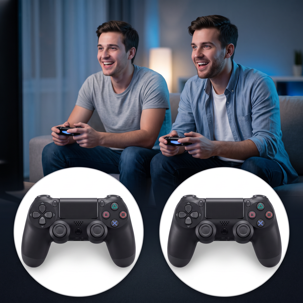 Bežični džojstik za PS4 - 1+1 GRATIS