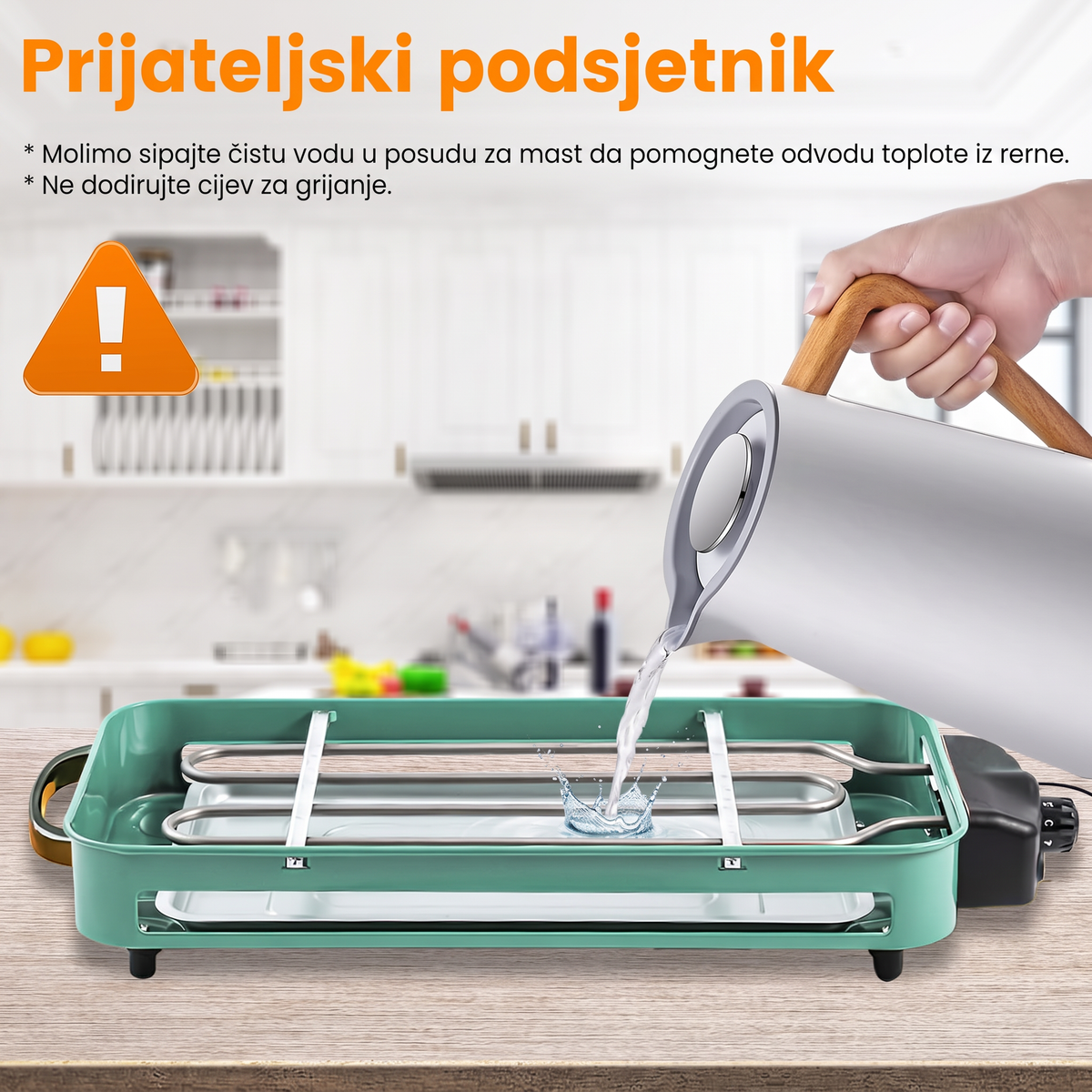 Multifunkcionalni električni roštilj 2u1 1500w