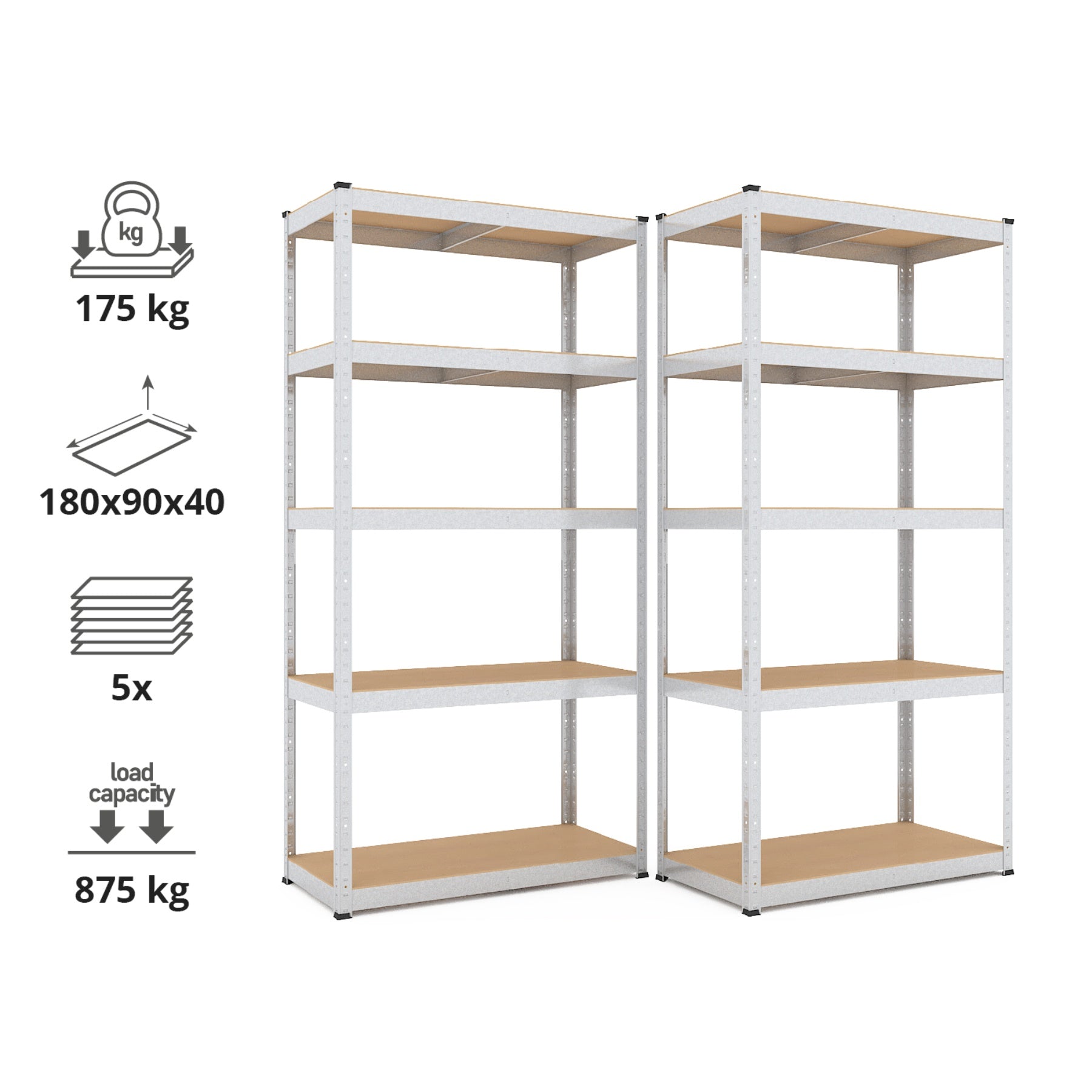 Metalne Police za odlaganje 180cm i 150cm